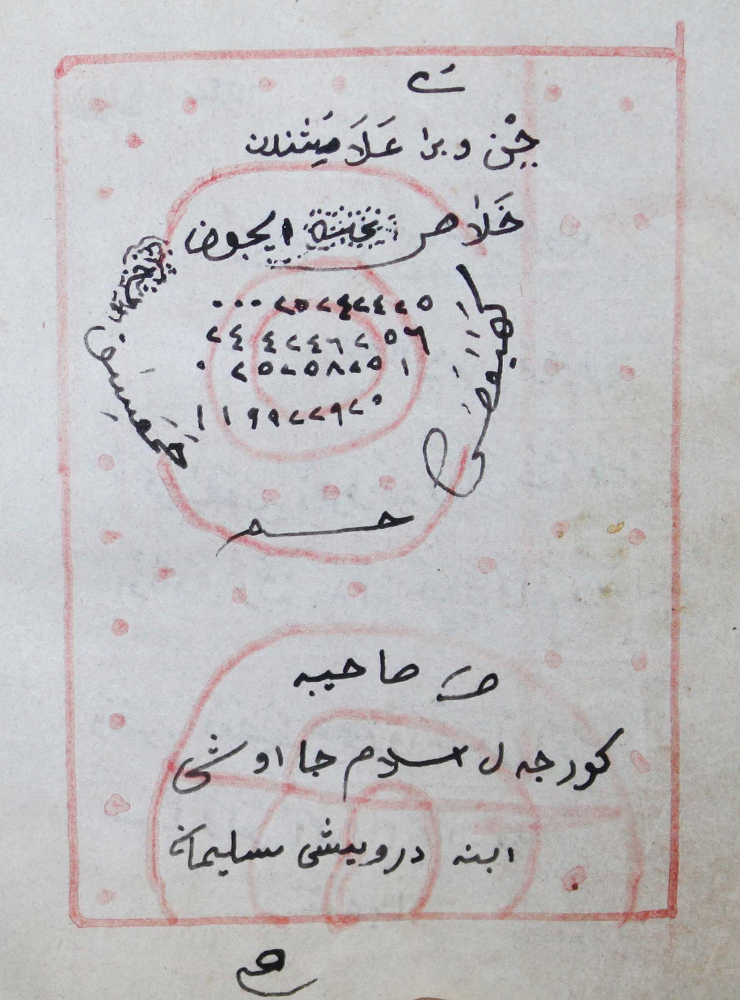 Gebetbuch (ottomanisch). Manuskript auf verschiedenfarbigen Papieren in Arabisch und Ottomanisch, - Image 2 of 8