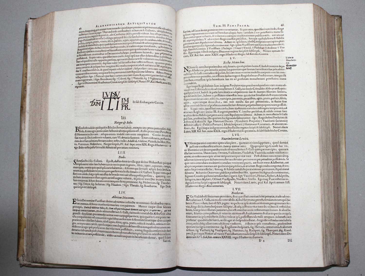 Goldast von Haiminsfeld,M. Rerum Alamannicarum scriptores aliquot vetusti. 3 Tle. in 1 Bd. Ffm., J. - Image 3 of 8