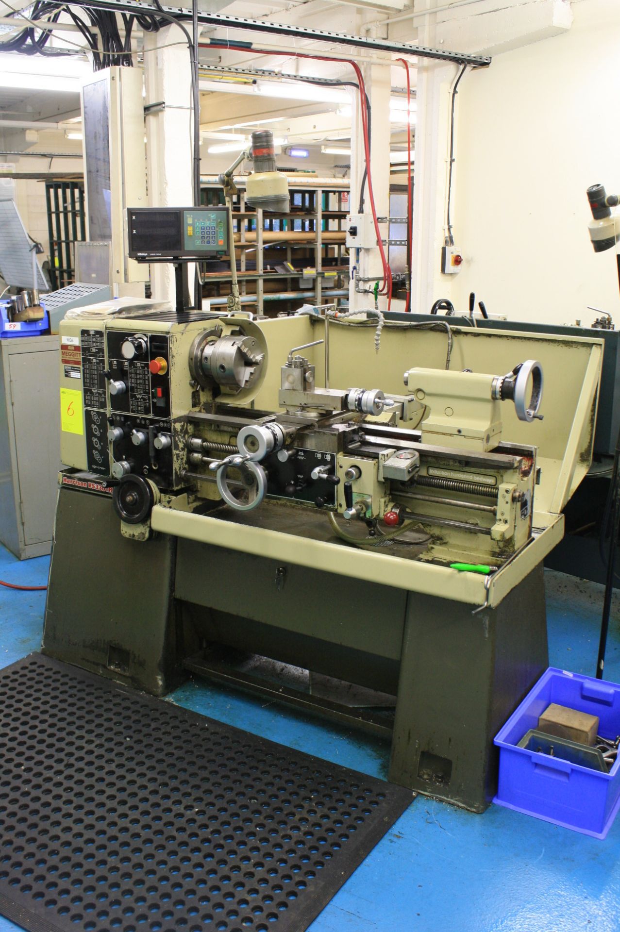 Harrison VS330TR Variable Speed Toolroom Lathe, 330mm x 635mm BC, Ainjest High Speed Threading, - Image 9 of 13