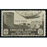 - Dodecanese Islands. 1933 3L - 20L Air set of six used, cancelled to order, 15L with small stain, o