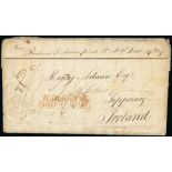 Ship and India Letters - 1815 (June 30) Entire letter from Surat, India, to Ireland headed "From