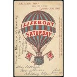 Great Britain - 1902 (Sep 20) Lifeboat Saturday Balloon Post, the first flight from Manchester to