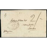 Ship Letters, India Letters & Mobile Boxes - 1802 Entire letter from Philadelphia "p Brig Ann" and