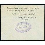 R.A.F Official Postal Services, 1923-37 - 1937 (May 31) Stampless cover to "Squadron Leader G.W