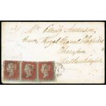 Crimean War, 1854-56 - 1855 (Jan 24) Cover from Leigh to "Miss Emily Anderson, Nurse, Royal Naval