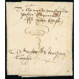 16th & 17th Century Letters - Redruth. 1586 (Dec 8) Entire letter addressed "To the right
