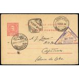 Anglo-Boer War, 1899-1902 - Portugal - Internee Mail. 1901 Portugal 25c postal stationery postcard