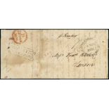 Ship Letters, India Letters & Mobile Boxes - 1831 Entire letters from Hamburg to London with Hamburg