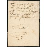 16th & 17th Century Letters - Looe. 1592 (July 22) Entire letter from John Comminge at Looe, written