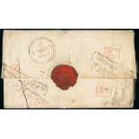 Ship and India Letters - India Letter / Ship Letter Error. 1827 Entire letter from Manila to London,