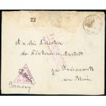 World War One & O.E.T.A Period Postal History, 1917-20 - Civilian Use of A.P.O. 1917 (Dec 31)