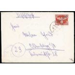 World War Two, 1939-45 - 1936-45 Covers and cards, the written up display collection showing the