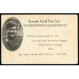 Australia - 1919 (Aug 6) Capt. Harry Butler special flight postcard, flown from Adelaide to Minlaton