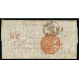 France - 1870 (Nov 23) Ballon Monte addressed to Birmingham with a red London Paid arrival c.d.s (