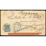 Anglo-Boer War, 1899-1902 - Hambantota. 1902 Cover from Holland to Ragama Camp redirected to