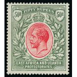 1912-22 King George V Stamps - 1912 50r Dull rose-red and dull greyish green, fine mint. S.G. 61, £