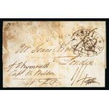 Ship Letters, India Letters & Mobile Boxes - 1802 (Nov 16) Entire letter from Smyrna to London "p.