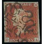 Other Stamps - 1841 1d Reds used with number in Maltese Cross cancels, twelve stamps showing the