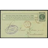 Anglo-Boer War, 1899-1902 - Hambantota. 1902 (June 27) 2c Postal stationery envelope posted within