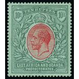 1912-22 King George V Stamps - 1912-21 1c - 10r Set mint, the fine collection with various papers