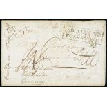 Ship Letters, India Letters & Mobile Boxes - 1831 Entire letter from India to Scotland with oval "