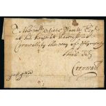 16th & 17th Century Letters - Penrise/Chard. 1652 (Dec 8) Entire letter from Chard, Somerset,