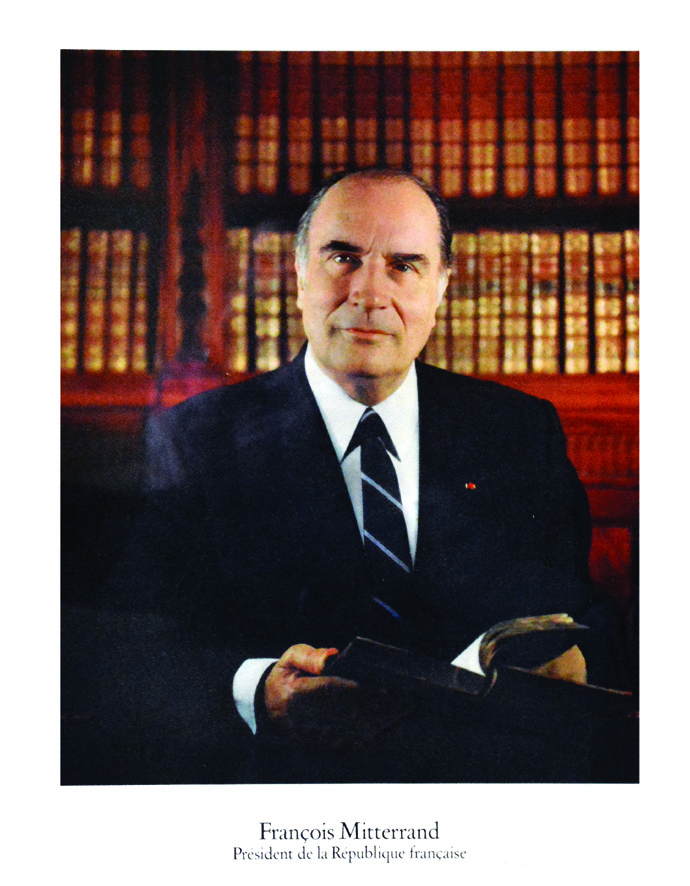 François Mitterrand - Président de la République Française - Photo Officielle 1981 Photo : GISELLE