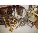 A Collection of 19th & Later Indoor & Outdoor Lamps & Lights.