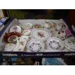 A Collection of Small Porcelain Pieces including ribbon plates, continental porcelain etc.