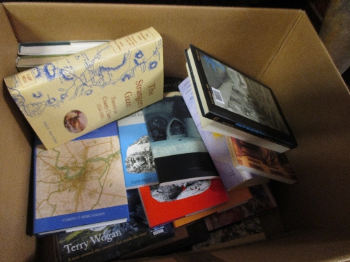 Two Boxes of Irish Interest Hardback & Paperback Books including O'Brennan's Antiquities - Vol. 1 (