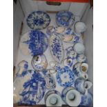 A Collection of Blue & White Delft. (Box).