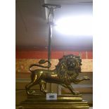 A Cast Brass 'Lion' Doorstop.