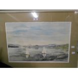 A Quantity of Watercolours & Prints including one by D.E. Willink.