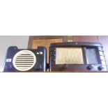 A Vintage Bush Bakelite Cased Mains Radio & Another Bakelite Radio.