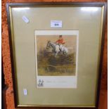 A Snaffles Colour Lithograph, Swagger - But a Workman, with facsimile signature.