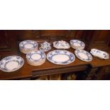 A Quantity of Late 19th/Early 20th Century Transfer Printed Tableware with printed mark: