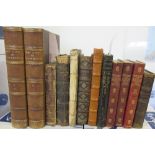 A Collection of Leather and Half-Leather Bound Books: Volumes I & II of The Life of Henry John