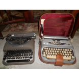 A Remington Typewriter & Royal Typewriter in Case (2).