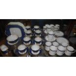 A Quantity of Paragon 'Sandringham' Pattern Tea Wares & Aynsley Blue & Gilt Teawares.