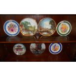 Seven Collectors Plates including Royal Worcester, with boxes.