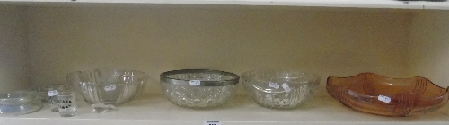 A Quantity of 19th Century and Later Glass, to include opaque glass vases and a 'Wills Capstan' - Image 3 of 3