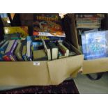 A Quantity of Books and Videos, two boxes.
