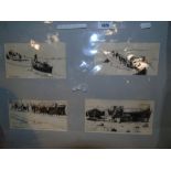 Four Pen & Ink Sketches by Carl Otto Schander (Swedish). Tory Island. Mounted in one frame, all