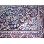 An Eastern Rug with Blue Ground.
