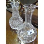 Two Very Good Waterford Crystal Water Carafes.