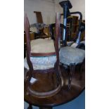Three Spoon Back Dining Chairs.