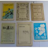 The 1916 Song Book.  Irish Book Bureau. Dublin. No date: c. 1930. 32pp; Sceilini naFinne. Andrias
