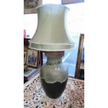 A Very Large Urn Shaped Table Light.