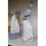 Two Spanish Porcelain Figures.