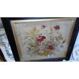 A 19th Century Tapestry in an Oak Frame.